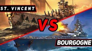 ЛИНКОР BOURGOGNE VS ST. VINCENT! STREAM МИР КОРАБЛЕЙ/WORLD OF WARSHIPS