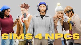 Turning my Sims into NPCs to Make The Sims 4 Prettier