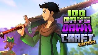 100 Days in Dawncraft (Modded Minecraft) | The Terrible First 10 days!