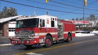 Concord, NH Fire Department Engine 7 & Ambulance 7 Responding