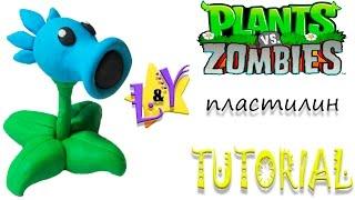 Как слепить Ледяной Горохострел Растения против Зомби Туториал Plants vs Zombies Tutorial