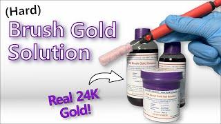 24K Brush Gold Solution in the Electroplating Process