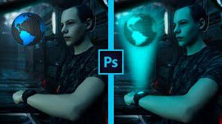 Как сделать голограмму в Photoshop