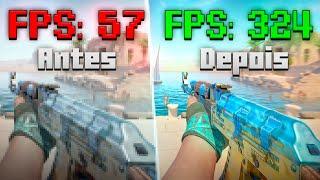 Como Rodar cs2 em PC FRACO.... Aumentei ABSURDAMENTE meu FPS no CS2! (GANHEI 200 FPS)