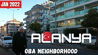 Alanya 2022 - OBA Neighborhood Walking Tour |TURKEY|