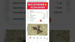 *$410 IN 7 Days* Monetize YouTube Channel| Get 1000 subscribers and 4000 watch time For Monetization