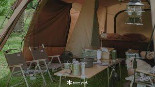 Relaxing Couple Camping | Snow Peak IGT | Camping Coffee ASMR | BUHAY Resort