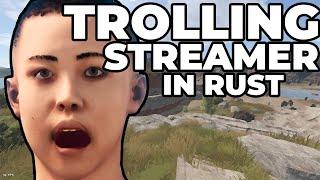 Trolling A Streamer in Rust (HE GETS ANGRY)