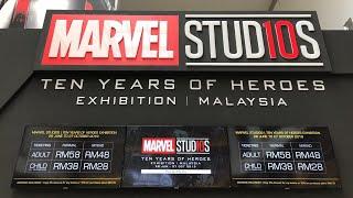 Marvel Studios: 10 Years of Heroes Exhibition @ Pavilion, KL