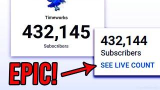 YouTube Has A NEW Live Subscriber Count?