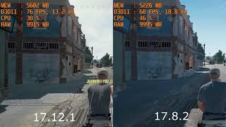 Pubg Benchmark | AMD drivers 17.8.2 vs 17.12.1