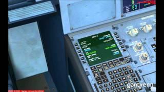 FSX - Airbus X:  Tutorial - Cold and Dark Startup and FMC Setup