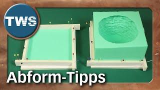 Important tips for molding with silicone / one-piece molds (optimizing silicone molds, TWS)