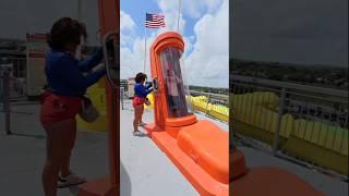 Stuck In A Water Slide #shorts #ytshorts