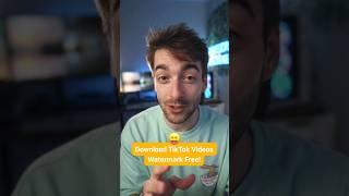 Download TikTok Videos Watermark Free! #contentcreationtips