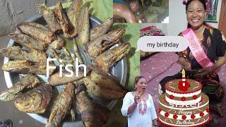 I'm cooking fish and (my sister birthday Dinner cooking(मेरी बहिनीको जन्मदिनको खाना पकाउँदै