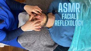 ASMR with Star - Facial Reflexology (Unintentional ASMR, Real person ASMR)