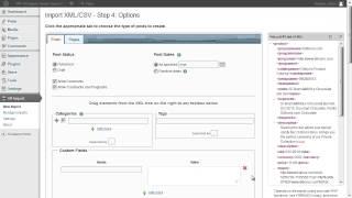 WordPress XML Imports - WP All Import v3 Plugin Demo Video