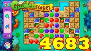 Gardenscapes Level 4683 HD Walkthrough | 3 - match game | gameplay | android | ios | GameGo Game