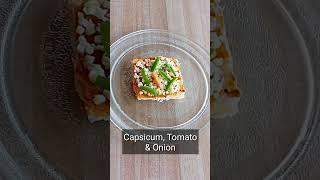 Double Cheese Bread Pizza | Cheese Burst Pizza Sandwich | Evening Snack Recipe #shorts #pizza #short