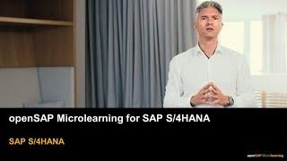 openSAP Microlearning  for SAP S/4HANA - SAP Micro Learning