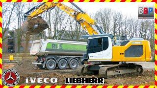  Liebherr R 926 VA & Mercedes, IVECO Trucks, Ludwigsburg, 2025. #3 #liebherrbagger