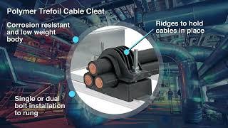 How to Install Panduit Polymer Trefoil Cable Cleats