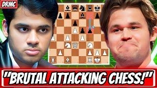 "Wow!" || Magnus Carlsen STUNS Arjun Erigaisi w/ “Alpha-Zero” Inspired Attack! (Magnus Vs Arjun!)