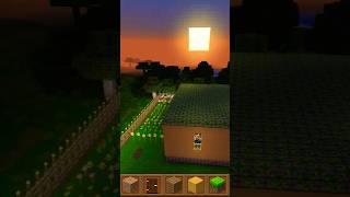 craft world game playing night Sun set #explorepage #game