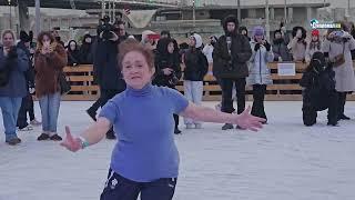 Тамара Москвина выступила с показательным номером под песню «Город над вольной Невой»