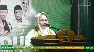 NING INAYAH WAHID - SAYA YAKIN GUS DUR AKAN BERSAMA MEREKA YANG PUSING MENGHADAPI PPN 12 %TERSEBUT