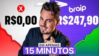 Faça sua PRIMEIRA VENDA em 15 minutos na BRAIP como AFILIADO