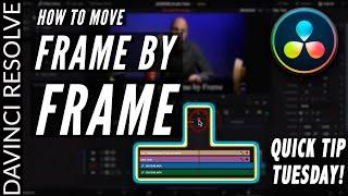 Move Frame by Frame in DaVinci Resolve 16 | Quick Tip Tuesday