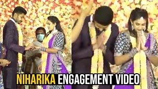 Niharika Konidela Engagement Video | #Niharika Engagement Exclusive Visuals | TFPC