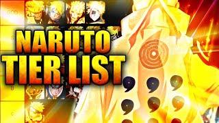 NARUTO TIER LIST!! RANKING ALL NARUTOS in Naruto Ultimate Ninja Blazing