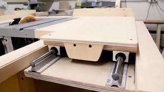 Sliding Table For The Table Saw  DIY WoodWorking For Aug16