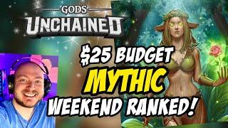 Gods Unchained - BUDGET Nature Aggro for MYTHIC Weekend Ranked! | Deck Guide & Gameplay