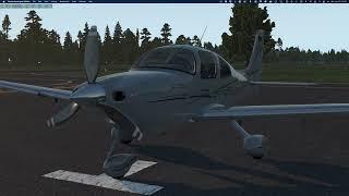 An informal review of and short flight in the Take Charge Cirrus SR22TN for X-Plane 11