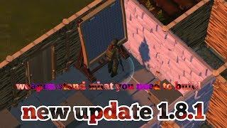 new update 1.8.1 weapon stand building last day on earth 1.8.1