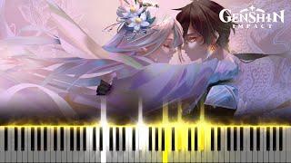 ｢Lover's Oath (Short Version)｣ - Genshin Impact OST Piano Cover [Sheet Music]