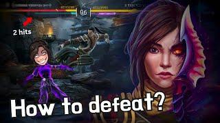 Ugh i can't !  How to Defeat june ? *Humiliation of June*  || Shadow Fight 4 arena