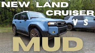 We Get Muddy in the New Toyota Land Cruiser! Turbo Hybrid 326hp / 465 lb-ft vs Off-Road Trail!
