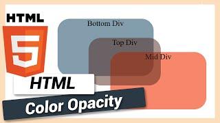 Change Background Color Opacity | HTML and CSS Tutorial