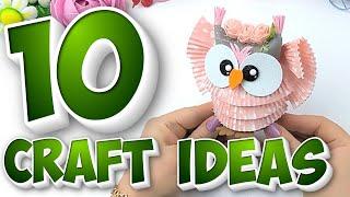 Top 10 Handmade Craft Ideas ️ Stunning DIY Gifts & Home Decor 2025