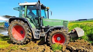 Opa mit 91 Jahren & Fendt Favorit 515 C Turboshift pflügt durch "Dick & Dünn" wie ein Panzer !