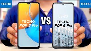 Tecno Pop 5 Pro vs Tecno Pop 6 Pro || Tecno Pop 6 Pro vs Tecno Pop 5 Pro