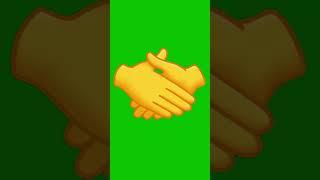 🫱‍🫲 Handshake emoji Animation Green Screen || @vfxnoob