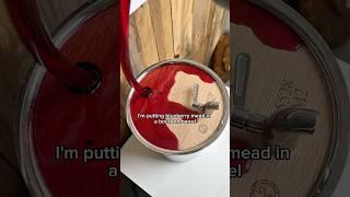 PUTTING BLUEBERRY MEAD IN A BOURBON BARREL