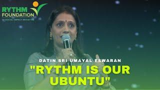 RYTHM is our Ubuntu | Umayal Eswaran