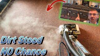 MELTING GREASE off this restaurant carpet! + Cleaning An endless amount if chairs!